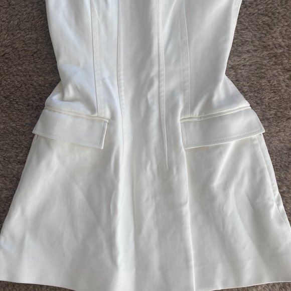 Dion Lee White Frame Minidress - Picture 5 of 8